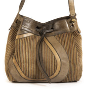 acheter en ligne Delvaux Desert Brown Shoulder Bag