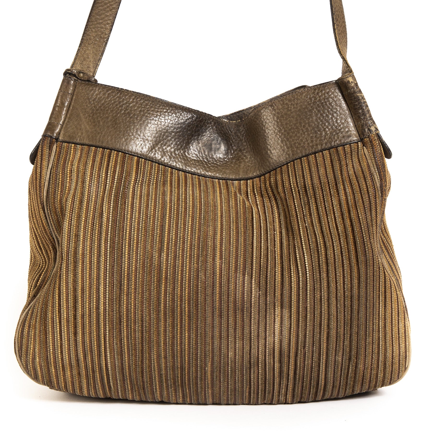 koop online tegen de beste prijs Delvaux Desert Brown Shoulder Bag