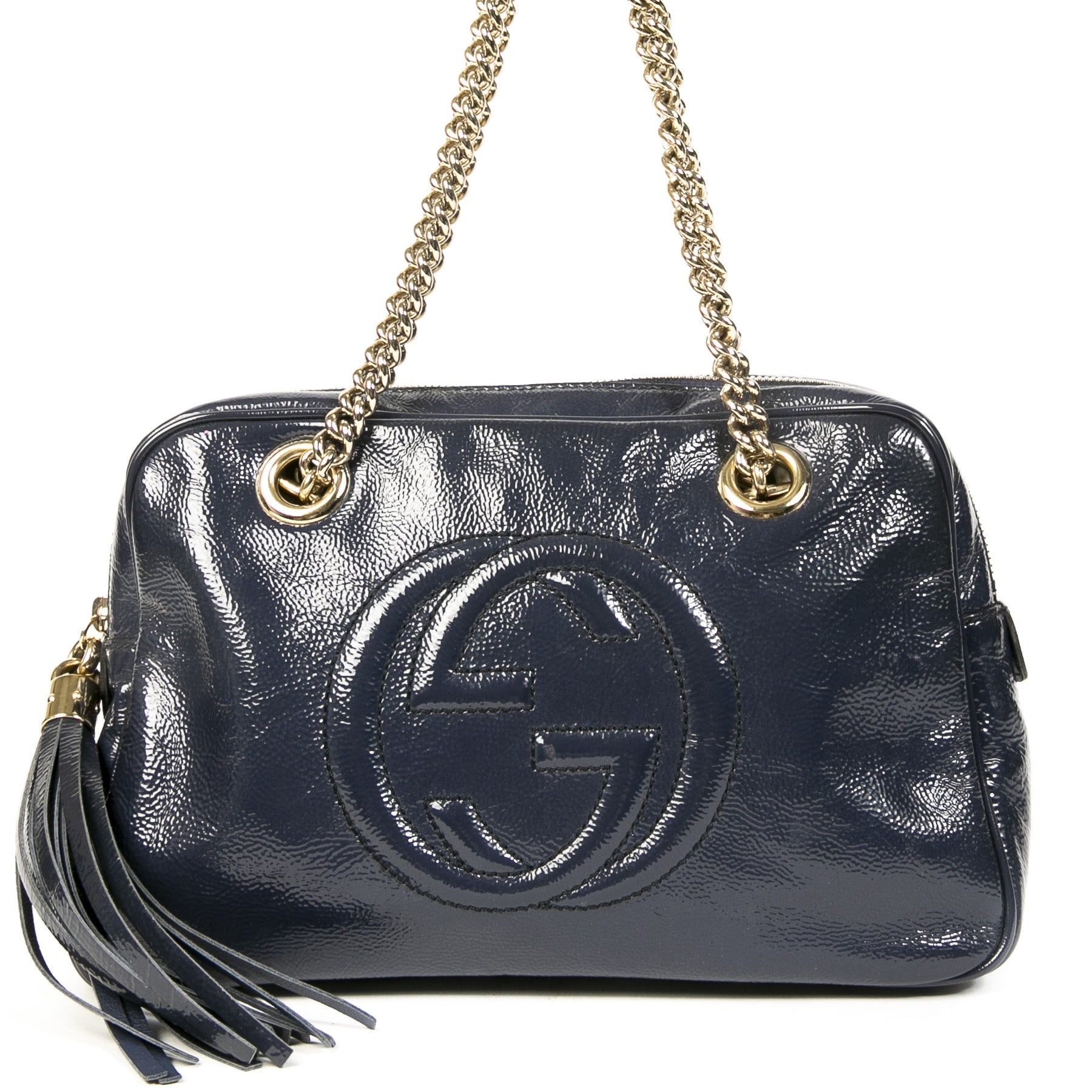 Gucci Small Soho Patent Leather Bag for the best price available at Labellov