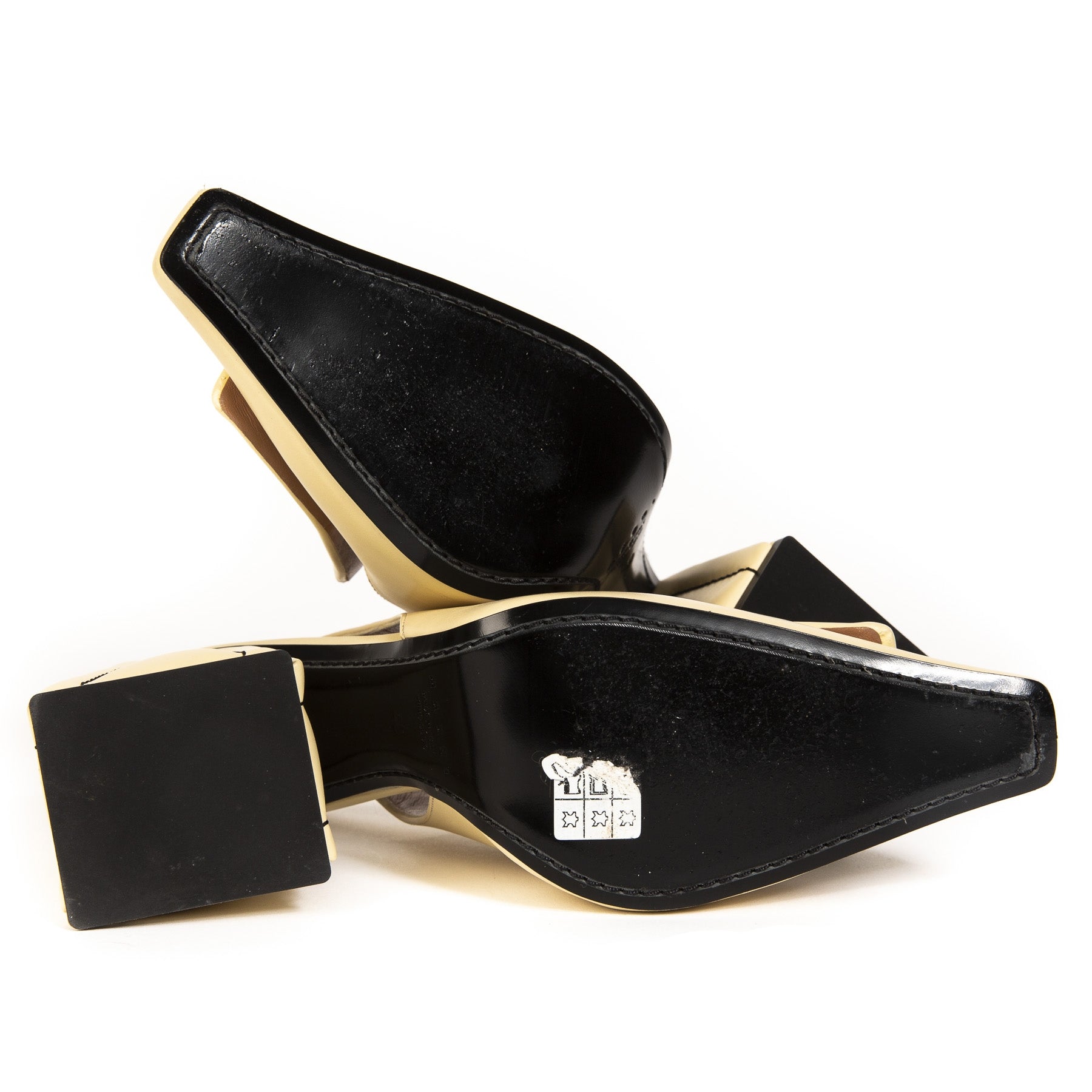 Marni Sling Back Shoe Light Yellow - Size 40