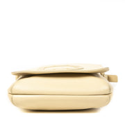 Koop en verkoop uw authentieke designer Delvaux Cream Le Louise Baudrier Leather Bag aan de beste prijs