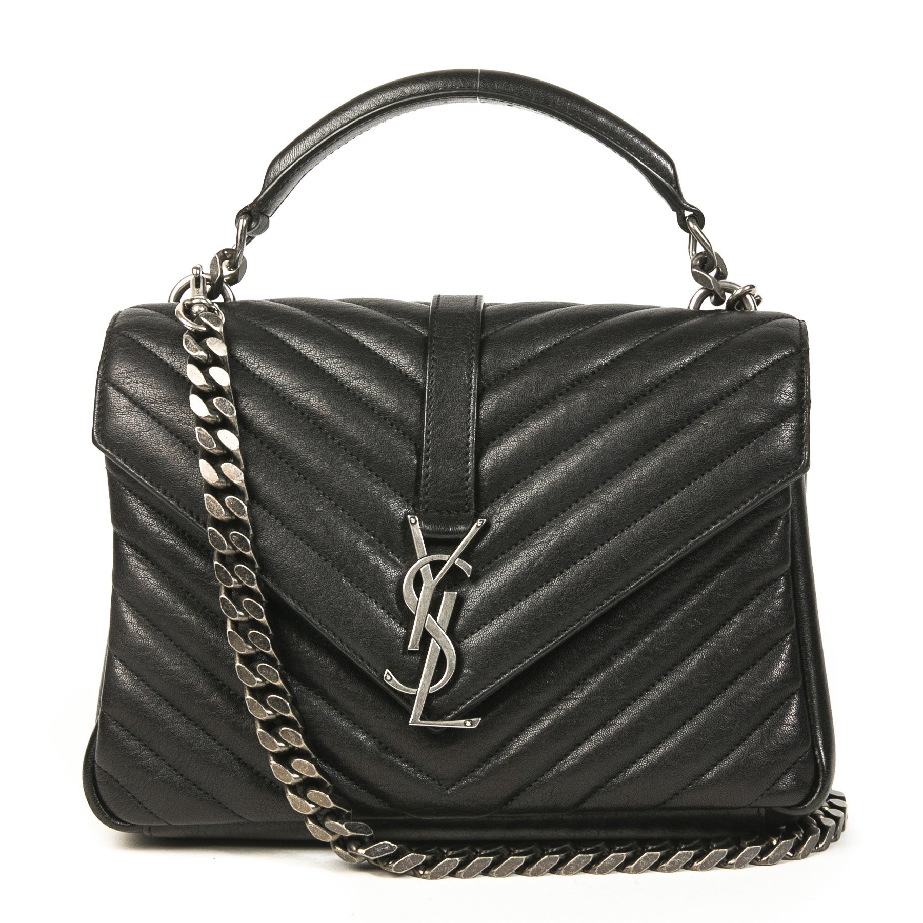 Saint Laurent Medium Matelassé College Bag