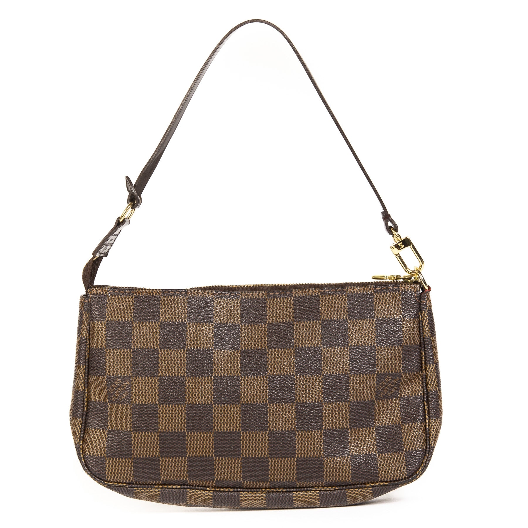 Louis Vuitton Pochette Accessoires Damier Ebene Canvas tweedehands Louis Vuitton Pochette Accessoires Damier Ebene Canvas