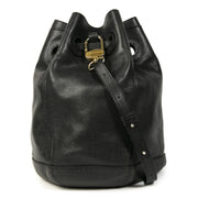 Delvaux Blue Bucket Bag