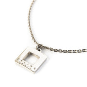 Celine Silver Chain Necklace. Buy authentic secondhand Celine jewelry at LabelLOV, chain necklace, on trend pendant necklace.