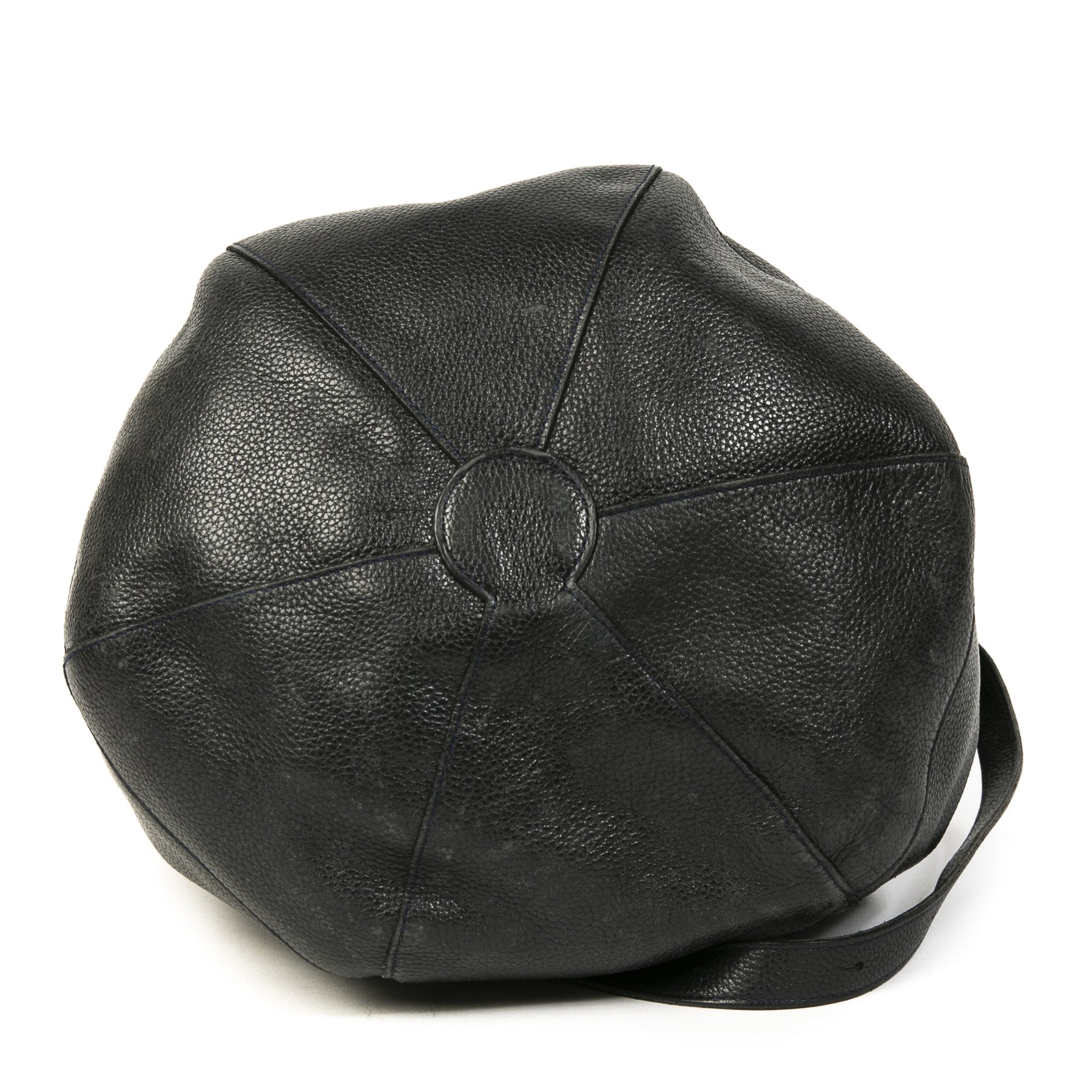 Delvaux Blue Bucket Bag