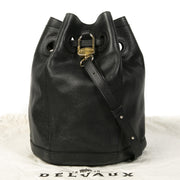 Delvaux Blue Bucket Bag