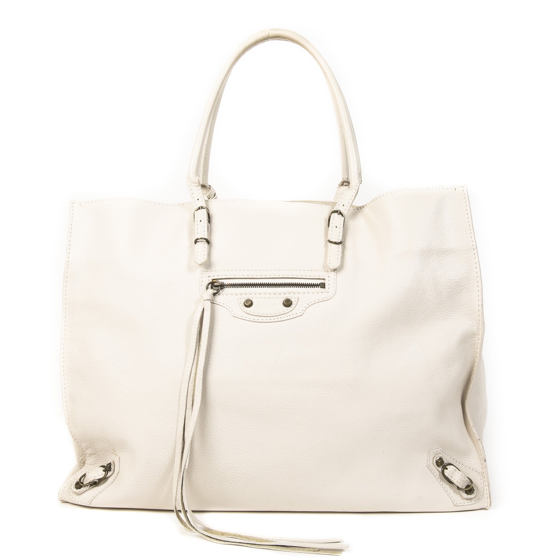 Authentique seconde main vintage Balenciaga Papier A4 Tote Bag achète en ligne webshop LabelLOV