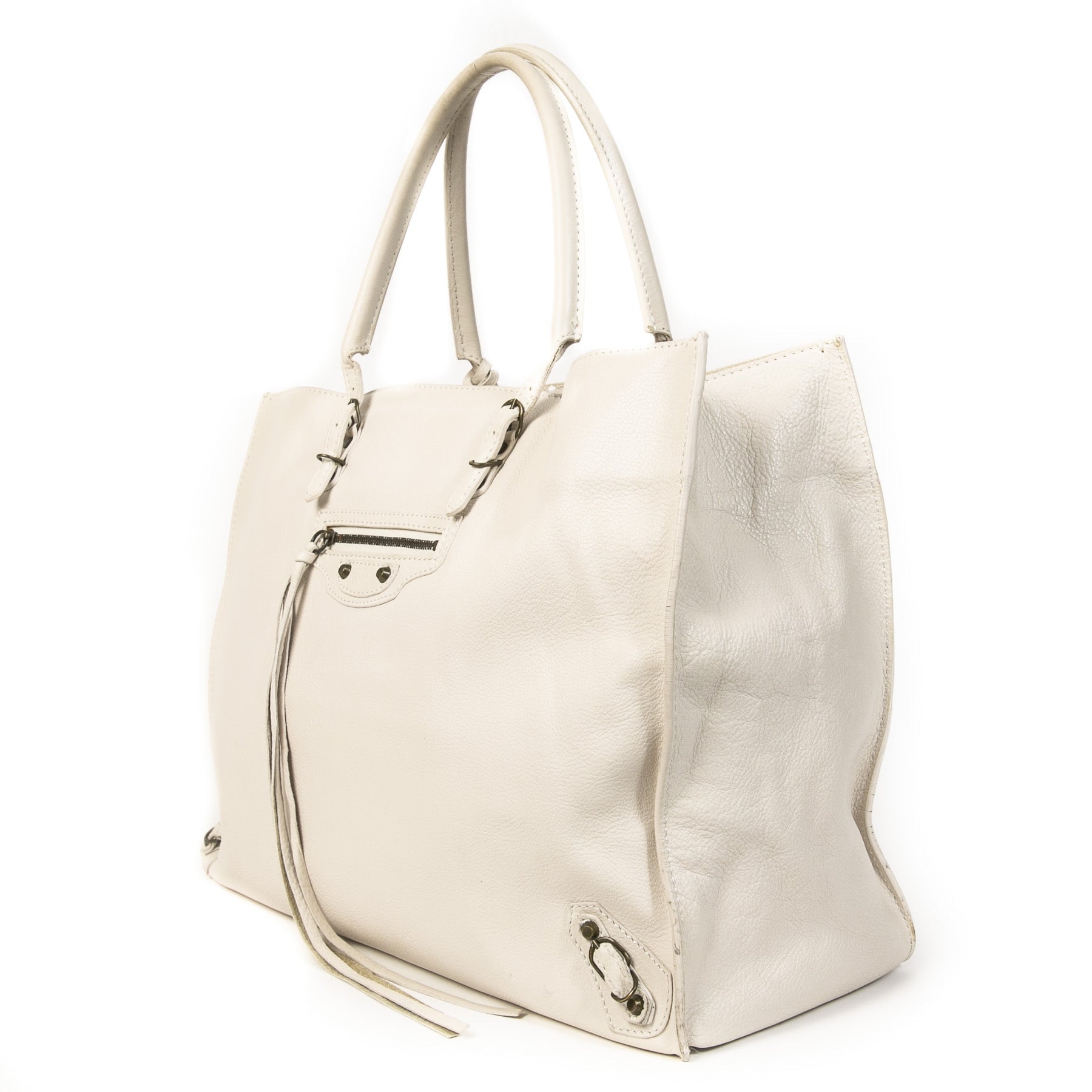 Authentic second-hand vintage Balenciaga Papier A4 Tote Bag buy online webshop LabelLOV