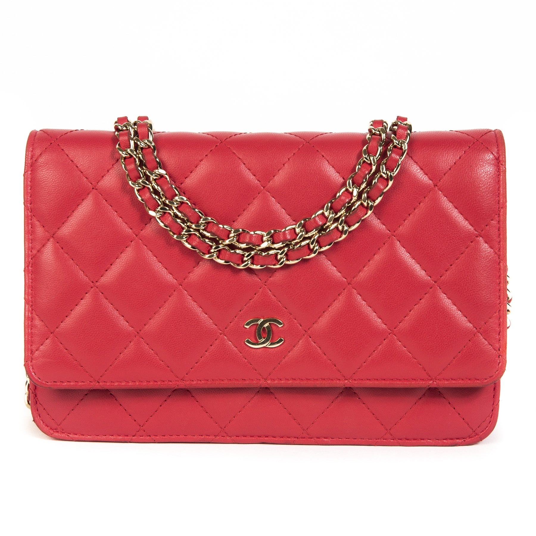 2dehands luxe merken 100% authentiek Framboise Lambskin chanel woc