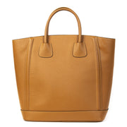 Authentieke Tweedehands Prada Cognac Leather Top Handle Tote Bag juiste prijs veilig online shoppen luxe merken webshop winkelen Antwerpen België mode fashion