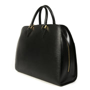 Authentic second-hand vintage Louis Vuitton Black Epi Top Handle Bag buy online weshop LabelLOV