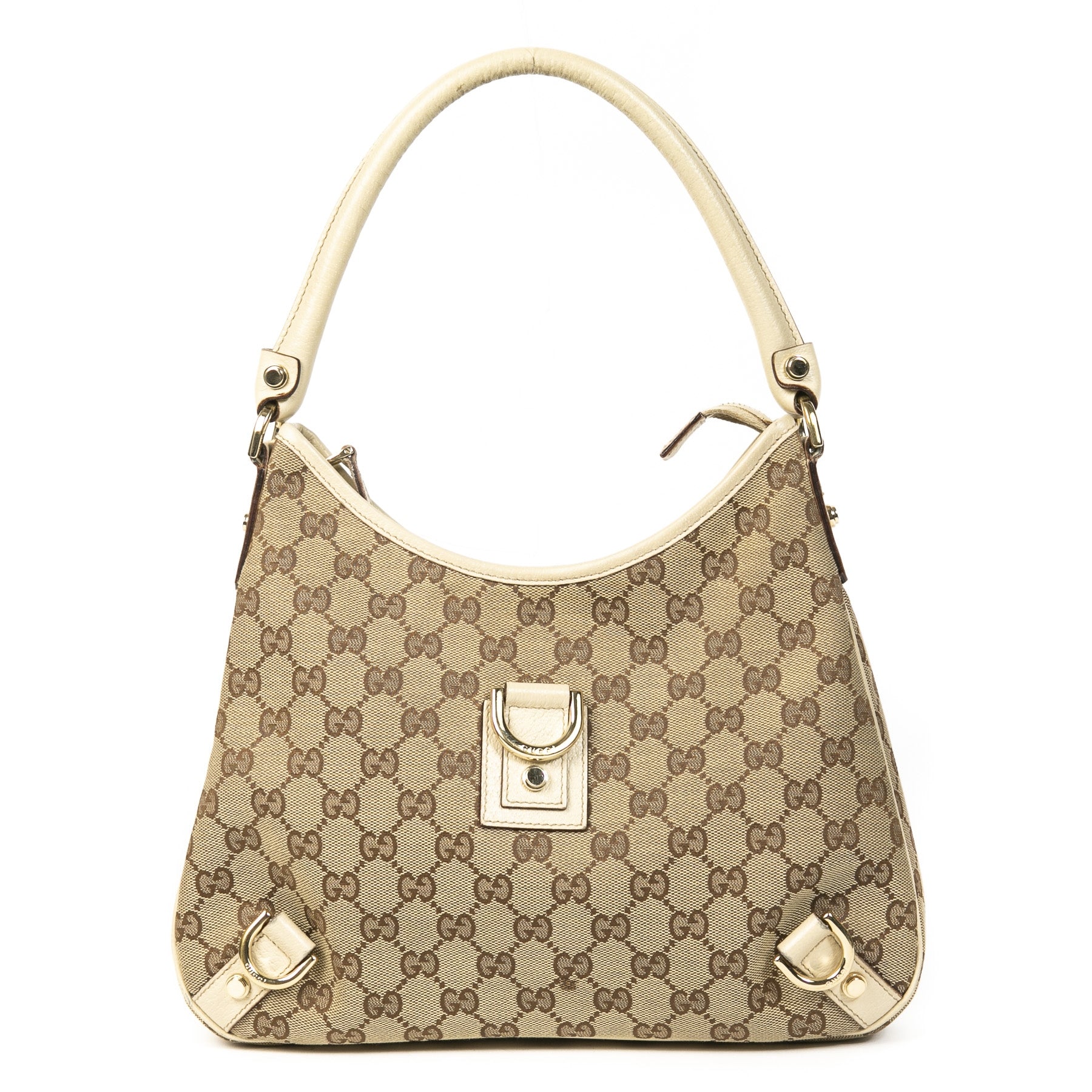 Gucci Monogram Canvas Shoulder Bag