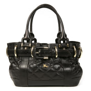 Burberry Prorsum Beaton Dark Brown Leather Shoulder Bag