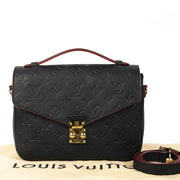 Authentieke Tweedehands Louis Vuitton Marine Blue Metis Monogram Leather Shoulder Bag juiste prijs veilig online shoppen luxe merken webshop winkelen Antwerpen België mode fashion