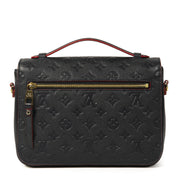 Authentieke Tweedehands Louis Vuitton Marine Blue Metis Monogram Leather Shoulder Bag juiste prijs veilig online shoppen luxe merken webshop winkelen Antwerpen België mode fashion