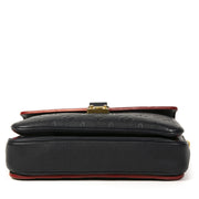 Authentieke Tweedehands Louis Vuitton Marine Blue Metis Monogram Leather Shoulder Bag juiste prijs veilig online shoppen luxe merken webshop winkelen Antwerpen België mode fashion