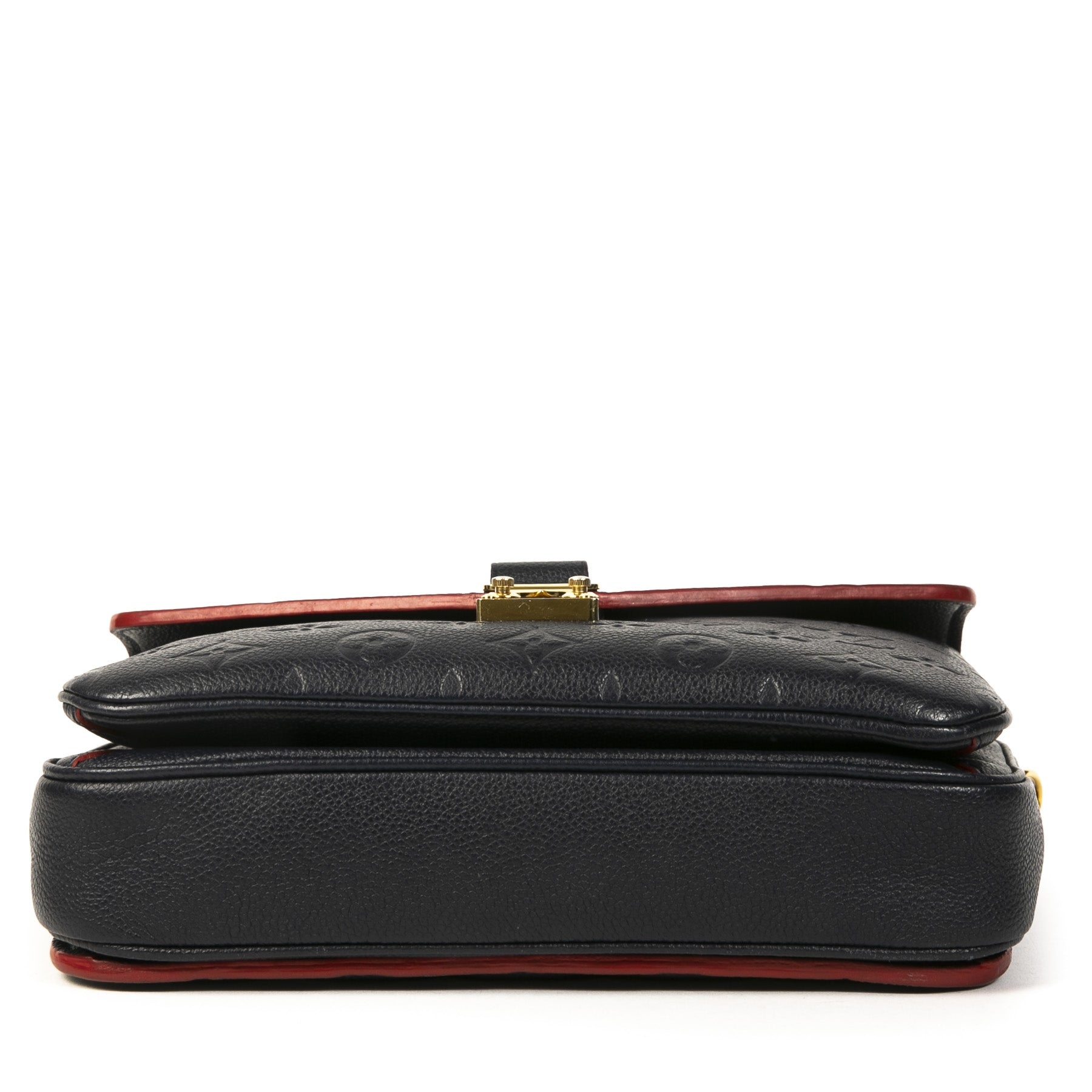 Authentieke Tweedehands Louis Vuitton Marine Blue Metis Monogram Leather Shoulder Bag juiste prijs veilig online shoppen luxe merken webshop winkelen Antwerpen België mode fashion