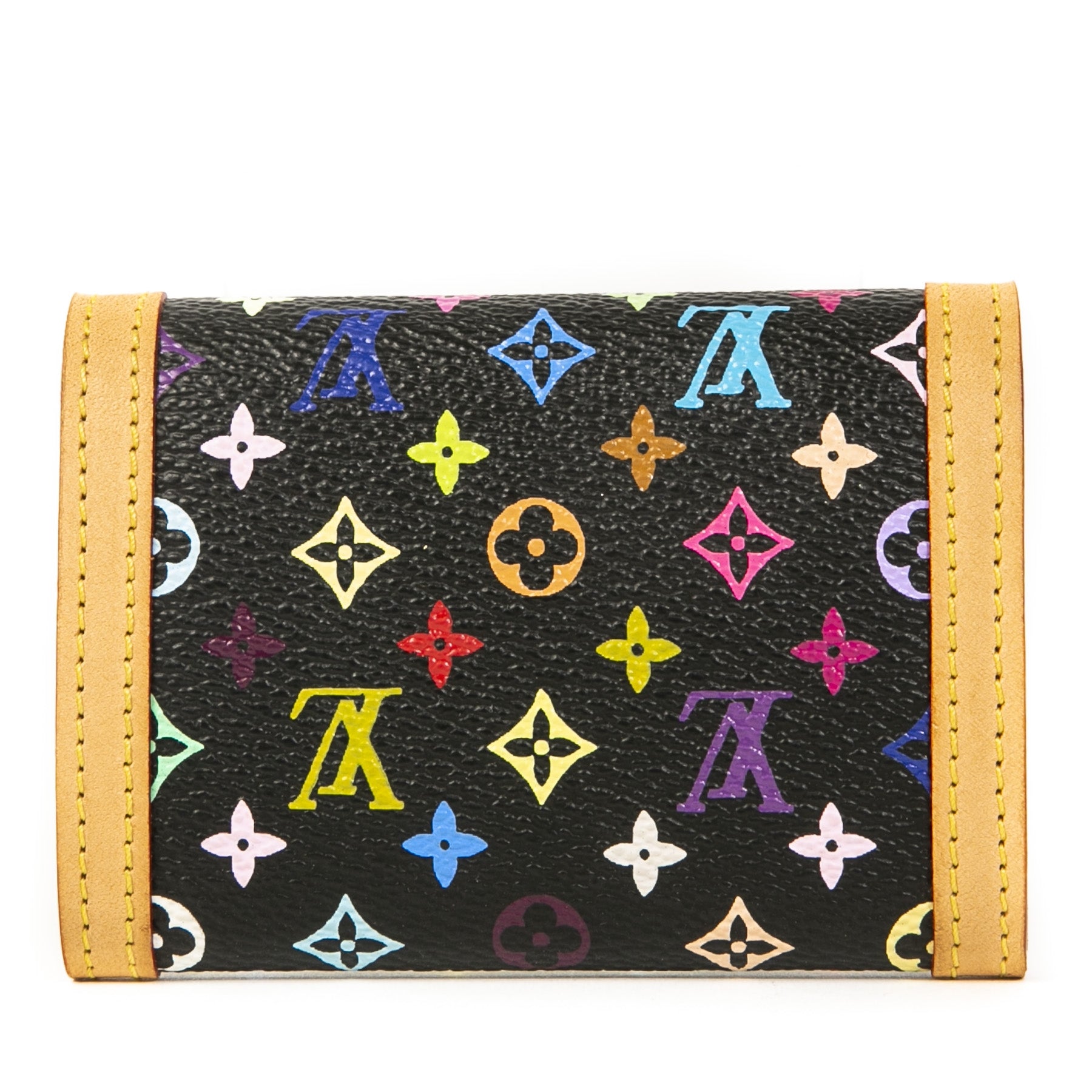 Authentieke tweedehands vintage Louis Vuitton Monogram Multicolore Coin Purse koop online webshop LabelLOV