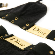 Authentieke tweedehands vintage Dior Black Monogram Bikini koop online webshop LabelLOV
