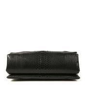 Authentic second-hand vintage Celine Python Black Blade Bag buy online webshop LabelLOV