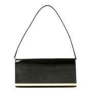 Authentieke Tweedehands Louis Vuitton Black Electric Sevigne Vernis Epi Clutch Pochette juiste prijs veilig online shoppen luxe merken webshop winkelen Antwerpen België mode fashion
