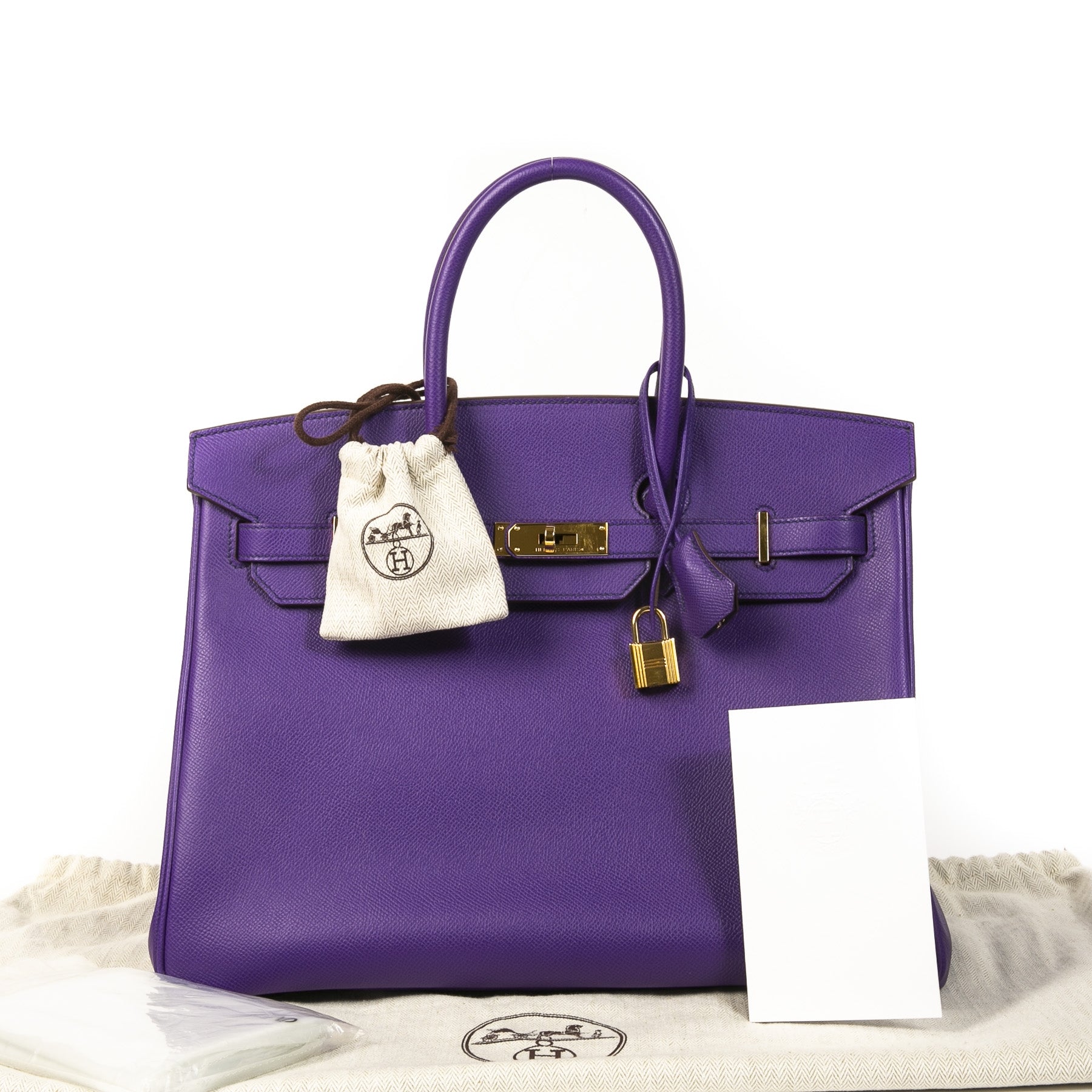 Hermès Birkin 35 Epsom Crocus GHW