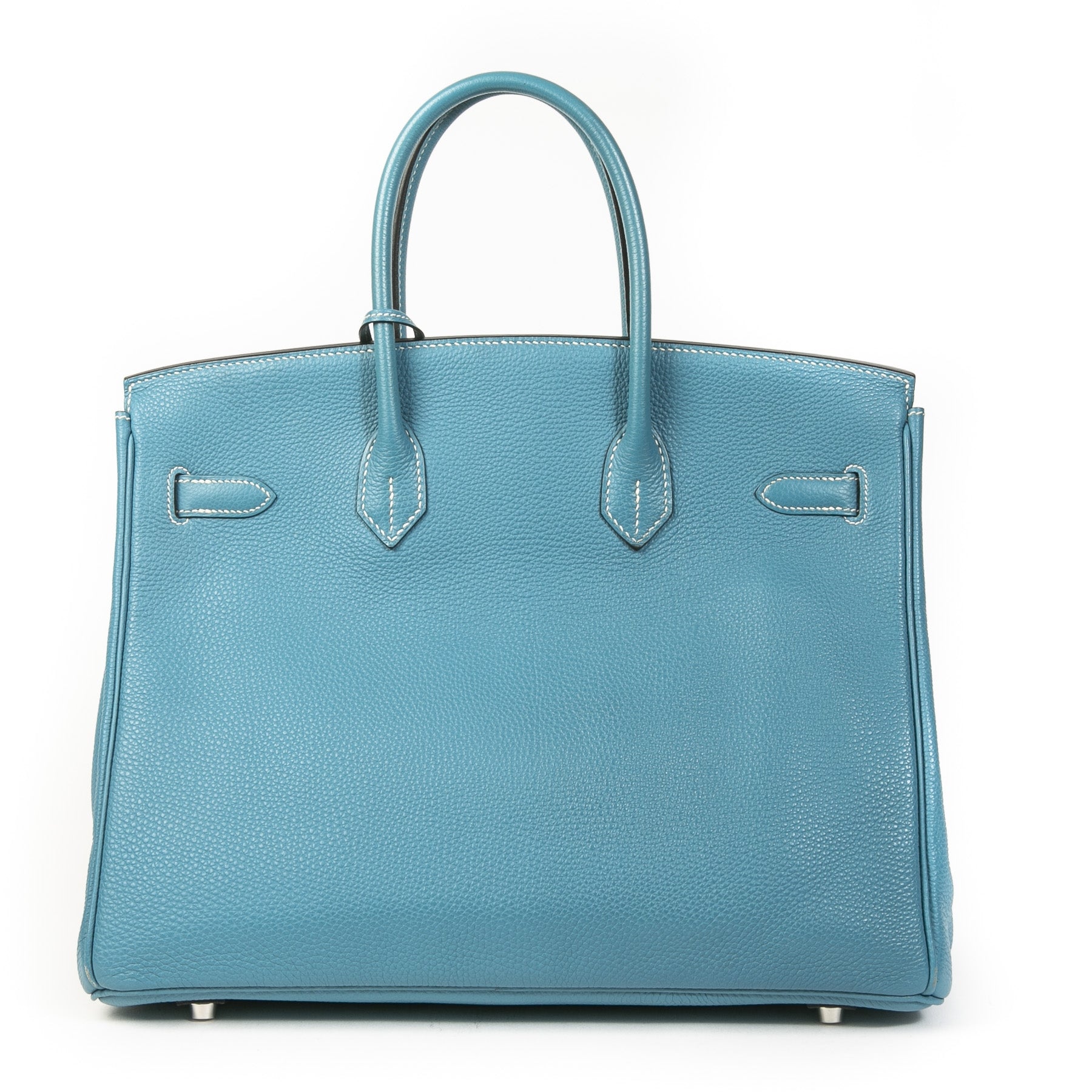 Hermès Birkin 35 Bleu Jean PHW pour le meilleur prix chez Labellov à Anvers Belgique