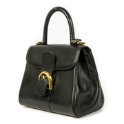 Authentieke tweedehands vintage Delvaux Black Brillant PM Bag koop online webshop LabelLOV