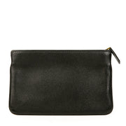 Authentieke tweedehands vintage Delvaux Black Pouch koop online webshop LabelLOV