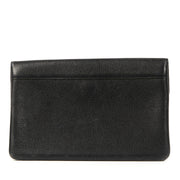 Authentieke tweedehands vintage Delvaux Blue D Wallet koop online webshop LabelLOV