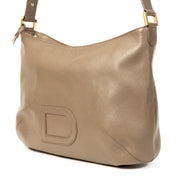 Delvaux Taupe Louise Besace Leather Bag kopen en verkopen aan de beste prijs online