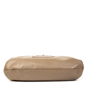 Delvaux Taupe Louise Besace Leather Bag for sale online at Labellov