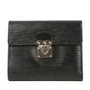 Louis Vuitton Black Epi Leather Koala Wallet