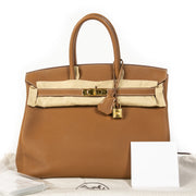 VIP Hermès Birkin 35 Verso Gold / Geranium Togo GHW