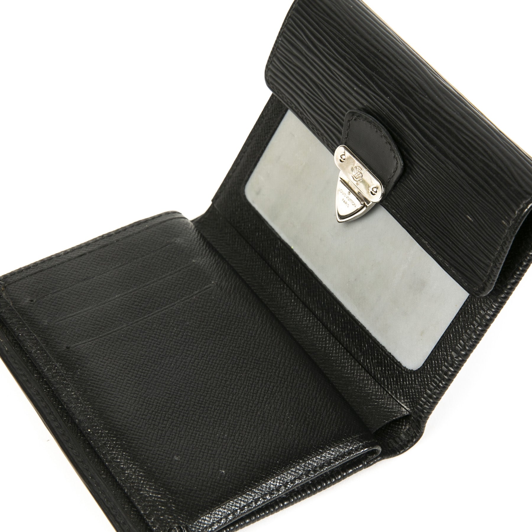 Louis Vuitton Black Epi Leather Koala Wallet