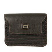 Delvaux Brown Toile De Cuir Wallet