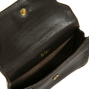 We buy and sell your authentic 100% designer labellov Delvaux Brown Toile De Cuir Wallet
