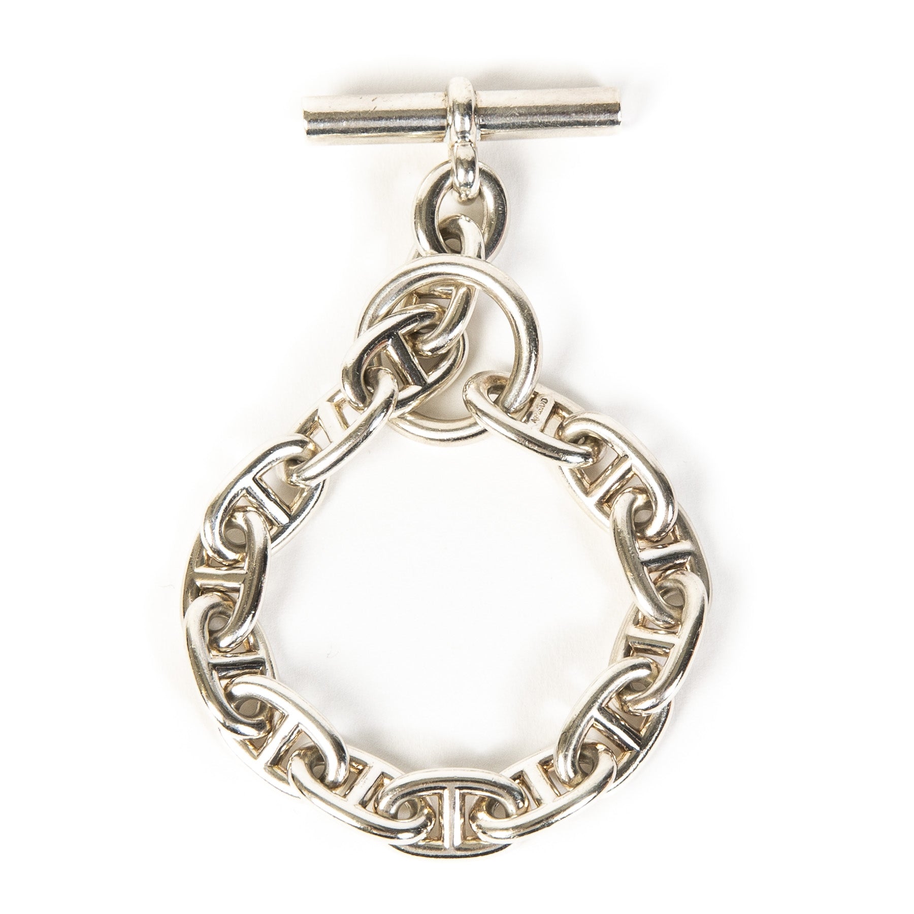 Hermès Chaine d'Ancre Silver Bracelet