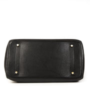 Hermès Birkin 35 Black Chèvre Mysore PHW for sale at Labellov vintage designer webshop in Belgium