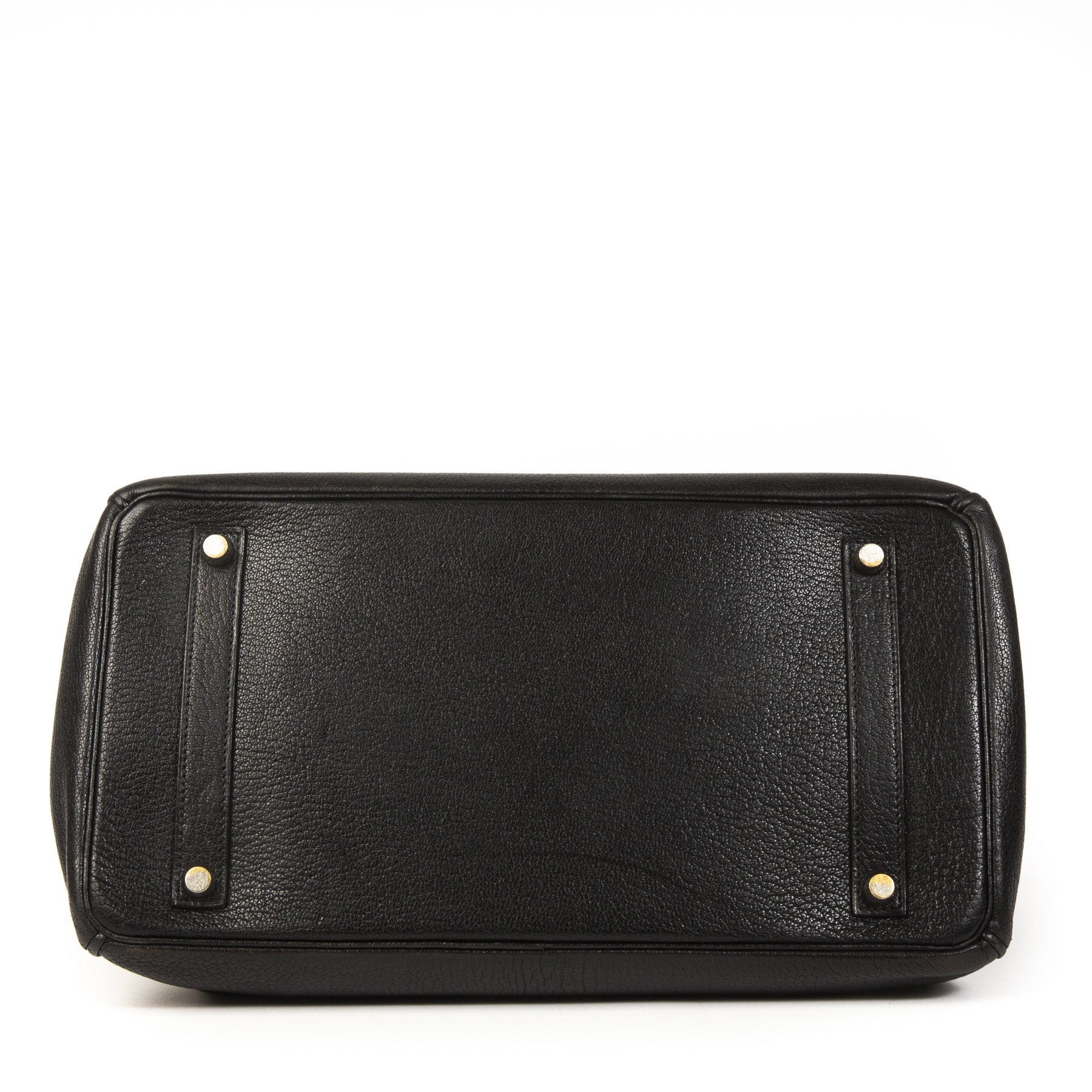Hermès Birkin 35 Black Chèvre Mysore PHW for sale at Labellov vintage designer webshop in Belgium