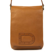 Delvaux Le Louise Baudrier Cognac Shoulder Bag