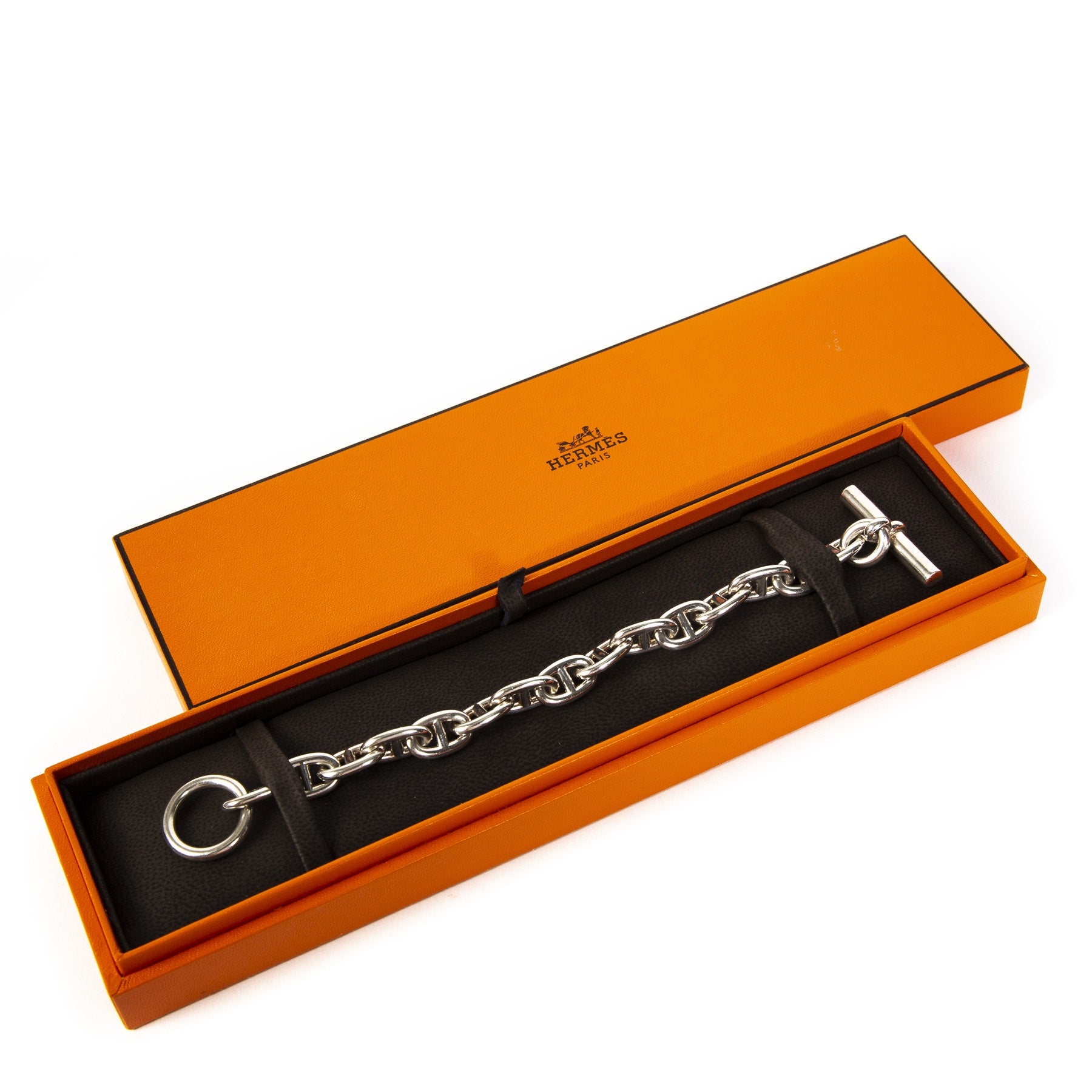 Authentieke Tweedehands Hermès Chaine D'Ancre Bracelet juiste prijs veilig online shoppen luxe merken webshop winkelen mode fashion Antwerpen België