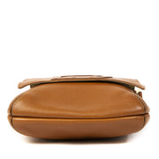 Delvaux Le Louise Baudrier Cognac Shoulder Bag