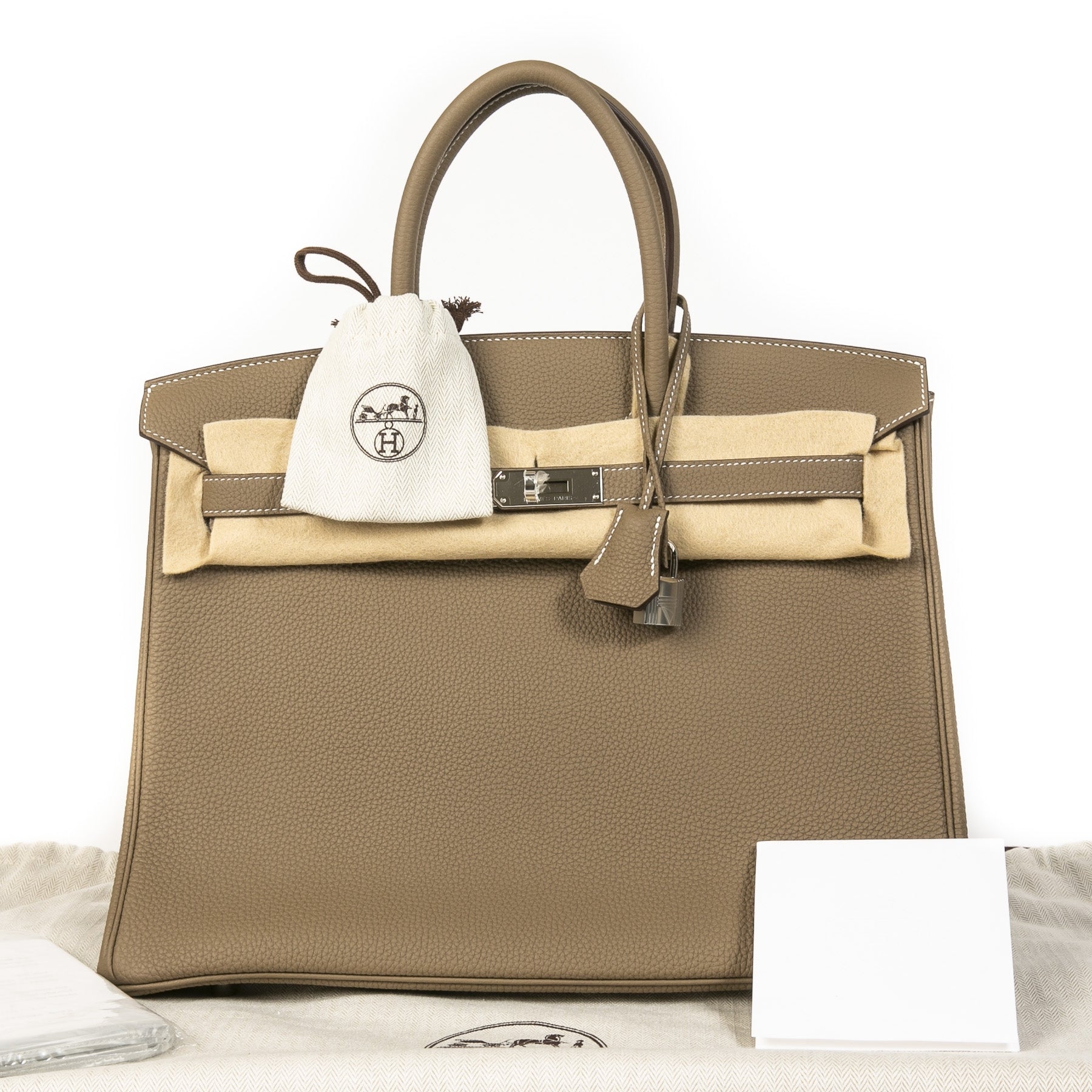 Hermès Birkin 35 Etoupe Togo PHW