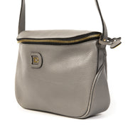 Delvaux Macao Grey Leather Crossbody Bag