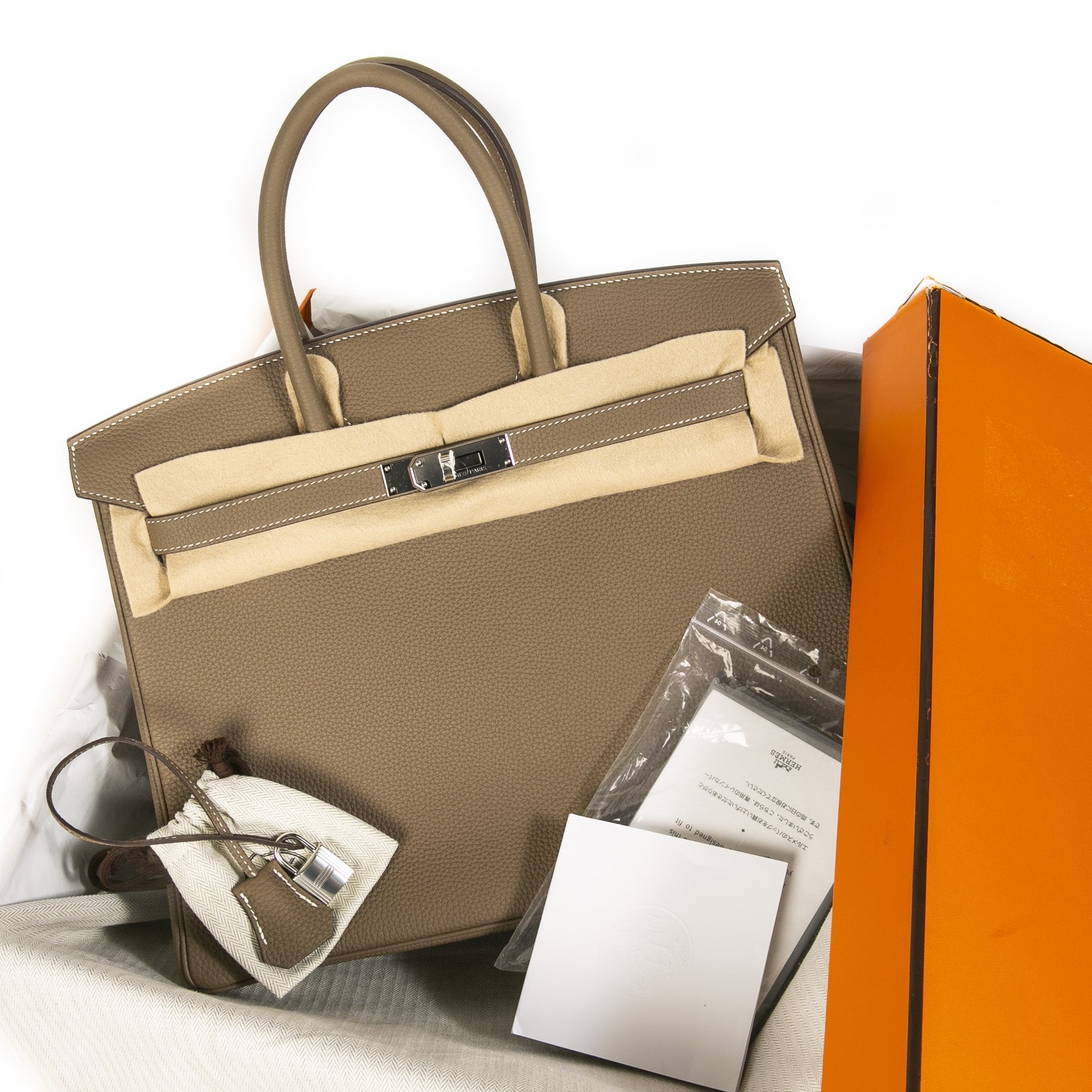 Hermès Birkin 35 Etoupe Togo PHW