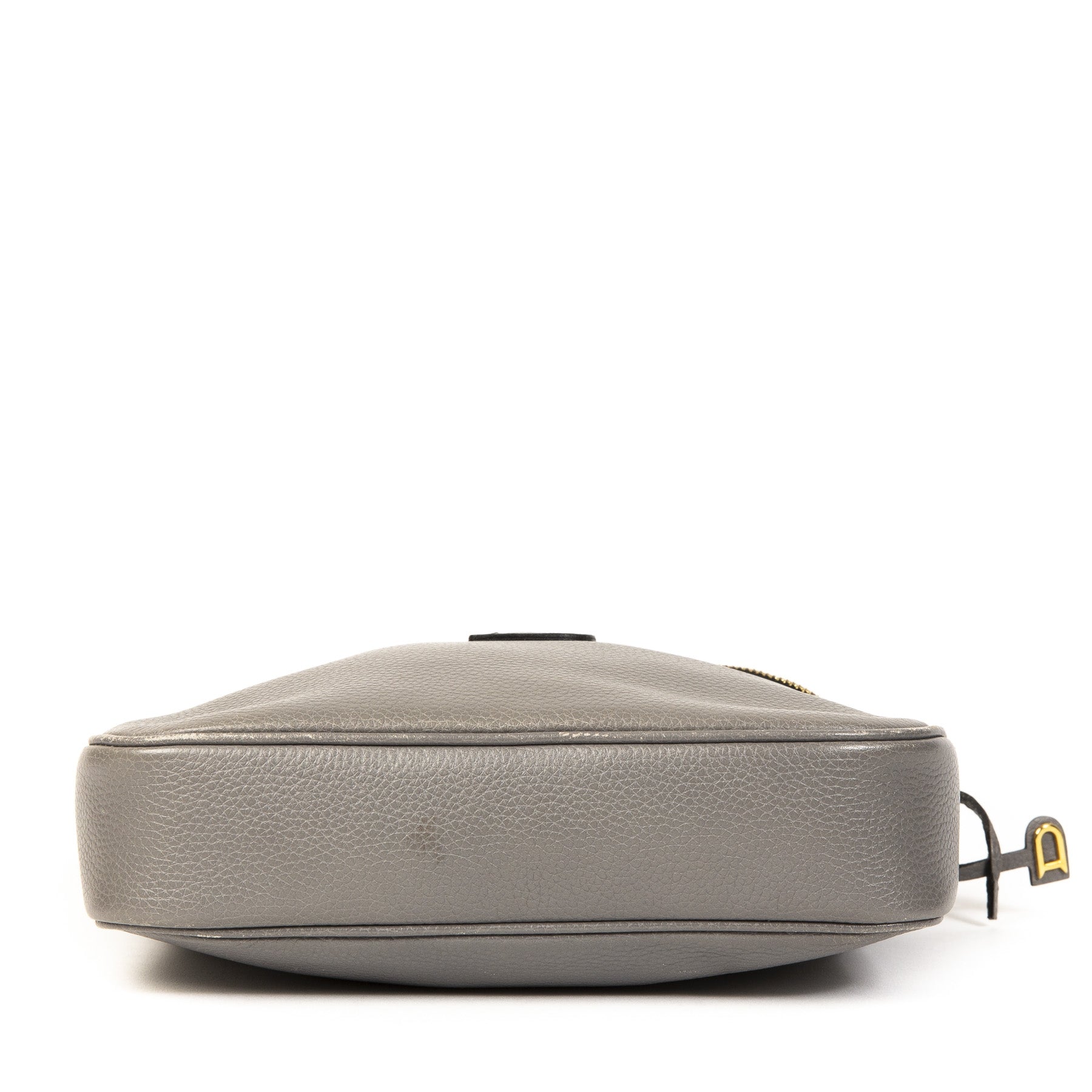 Delvaux Macao Grey Leather Crossbody Bag