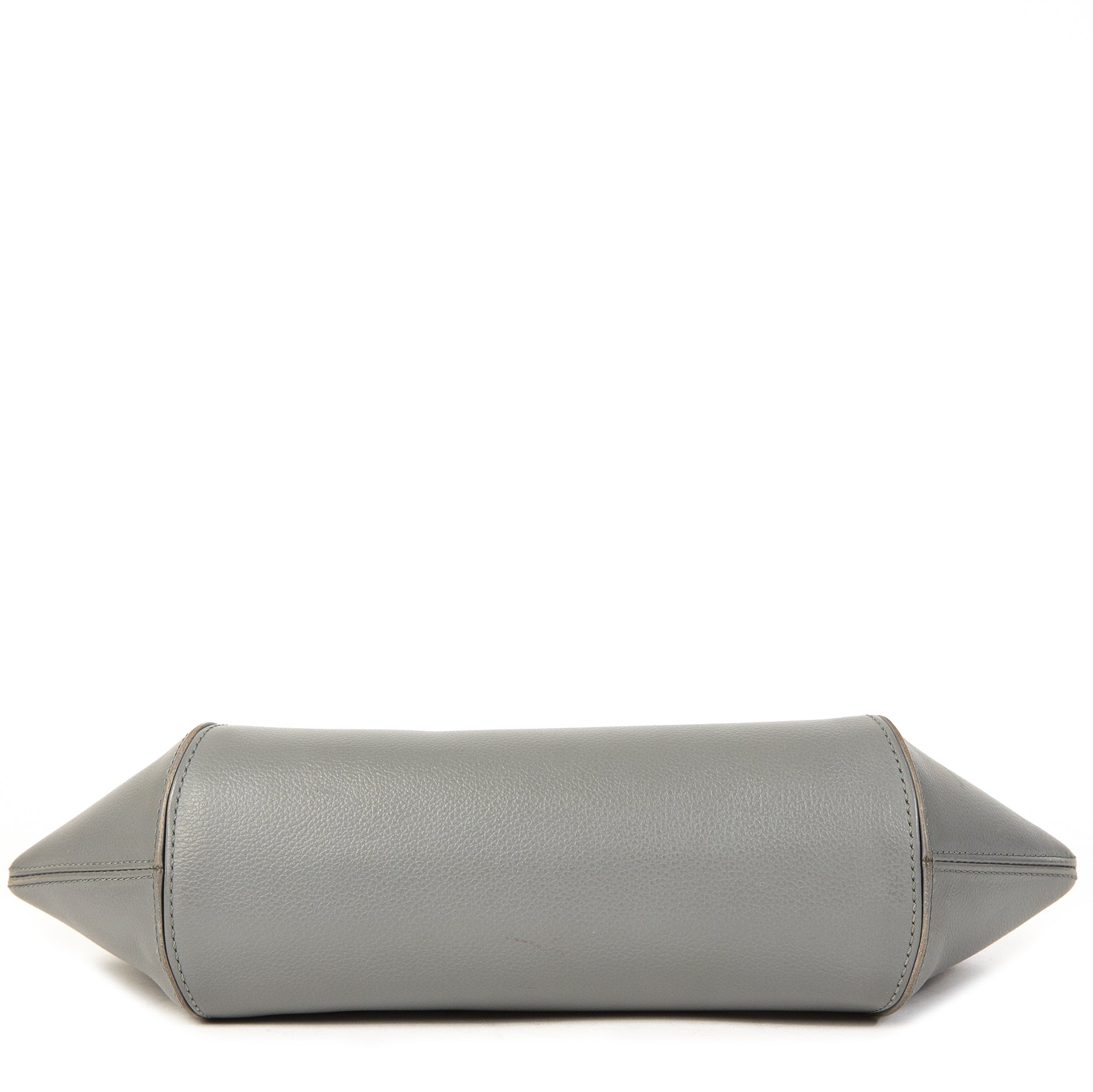 Delvaux Grey Leather Shoulder Bag