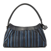Delvaux Blue Tresse Shoulder Bag